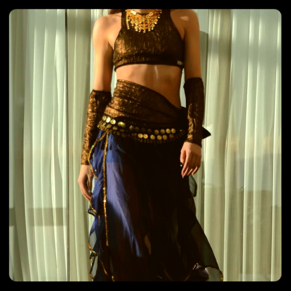 Handmade Belly dance costume outfit
